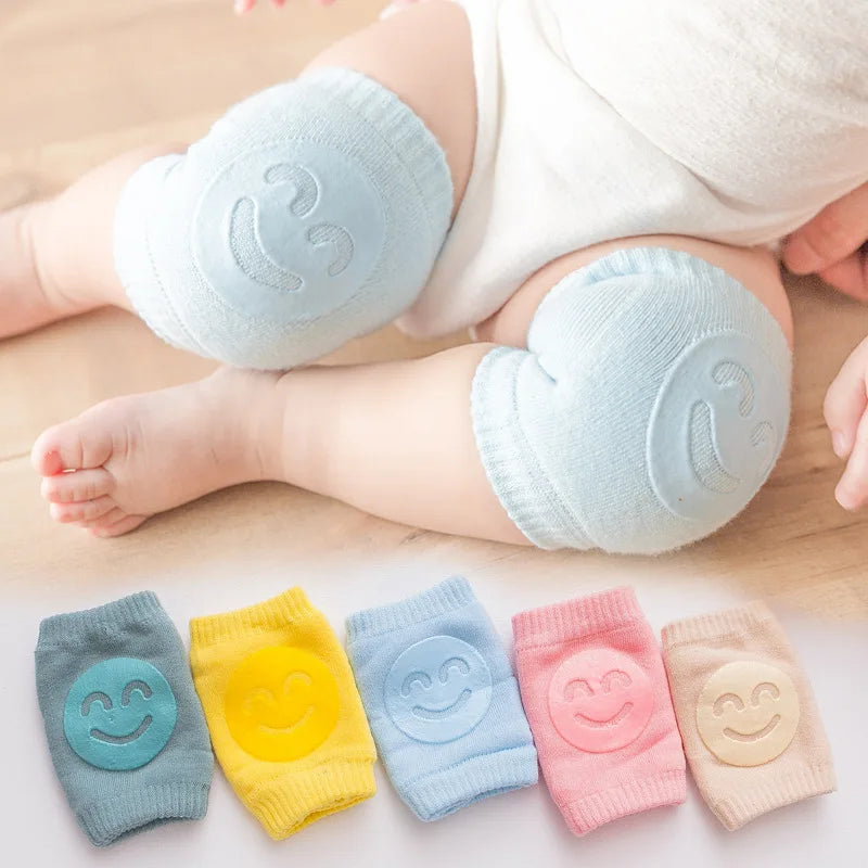 Cotton Baby Knee & Elbow Pads - Blue