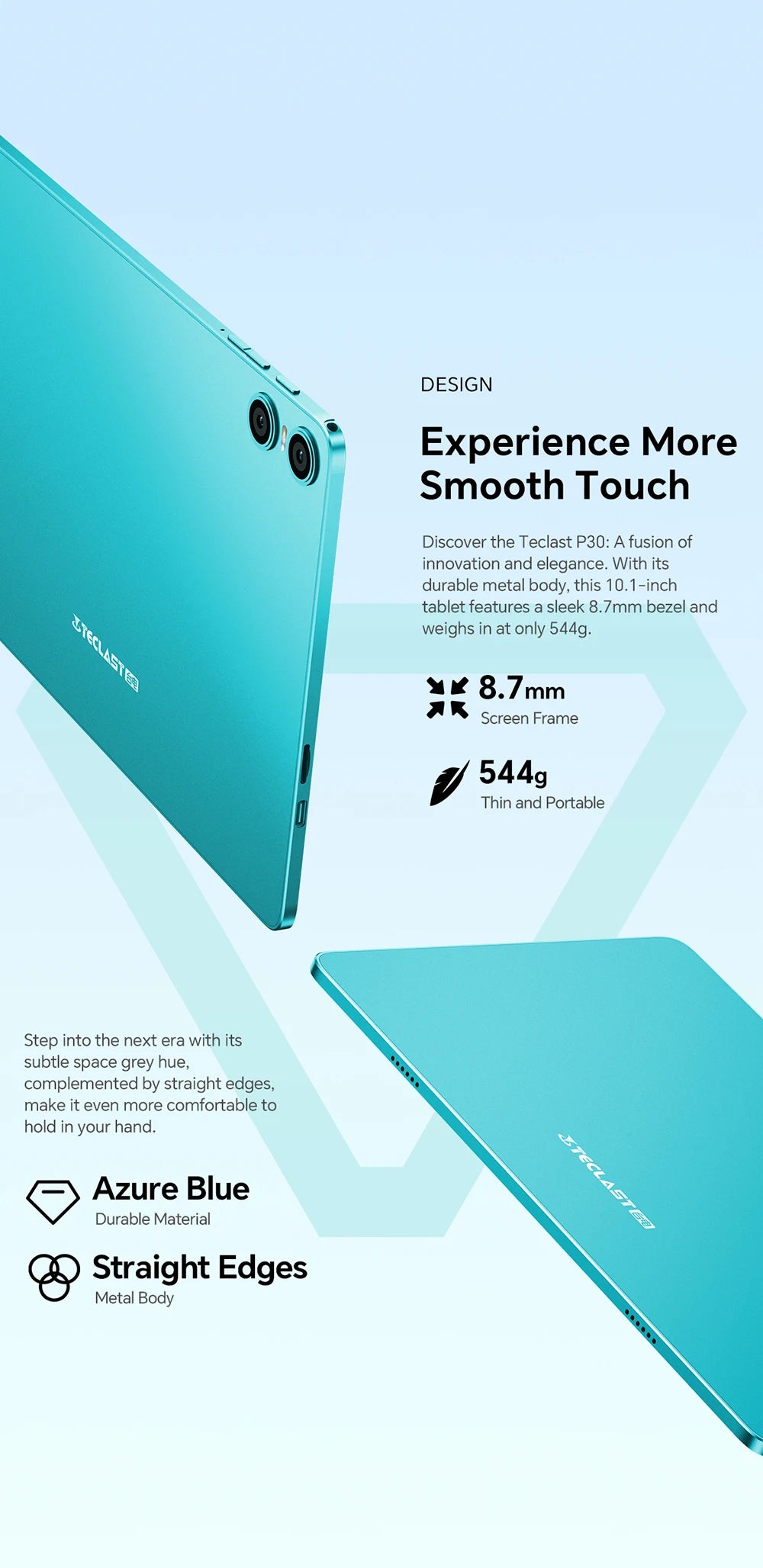 Teclast P30 Tablet Android 14 con Display IPS da 10,1"