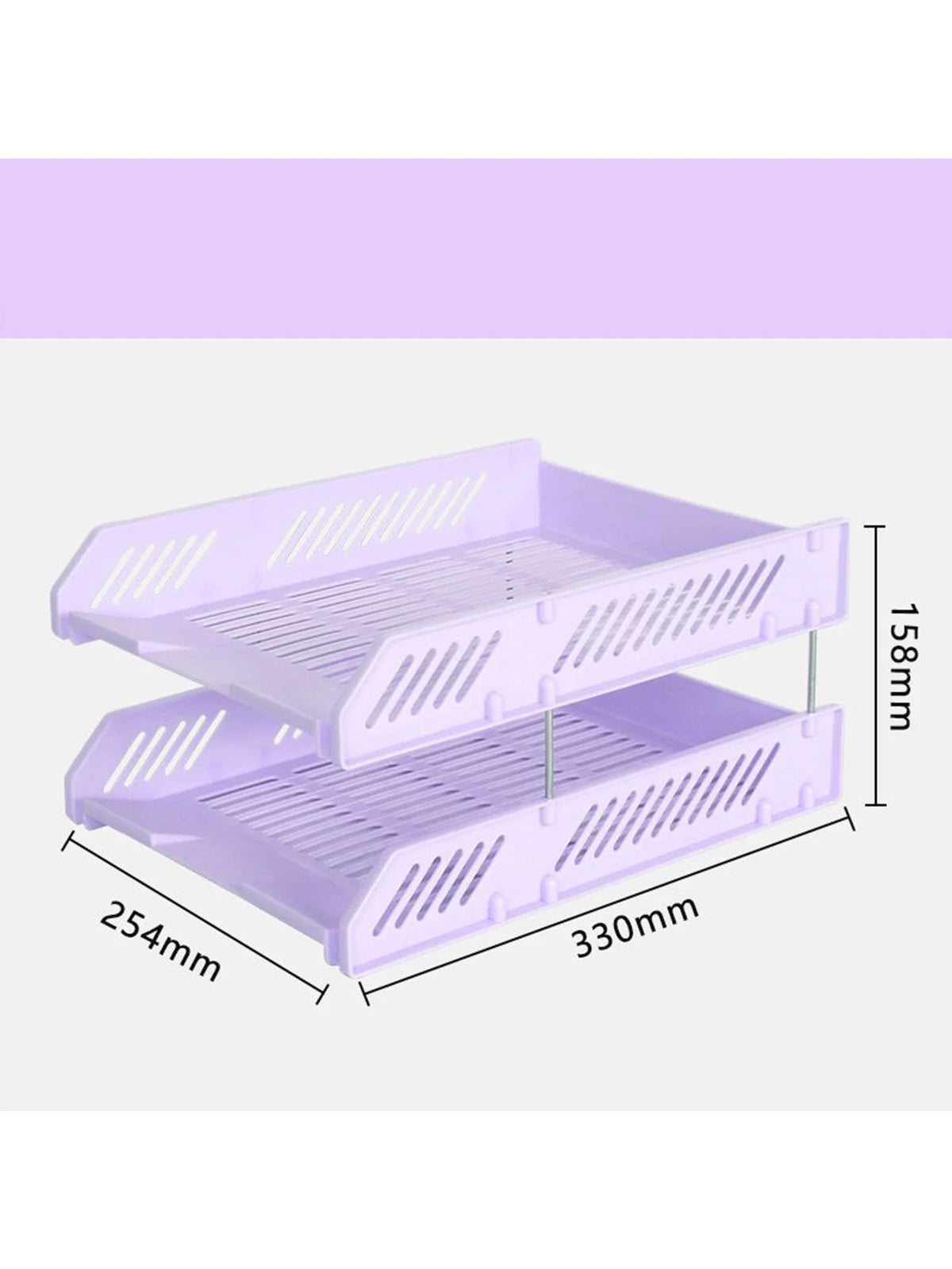 Two-Level A4 Document Tray, Colour Options
