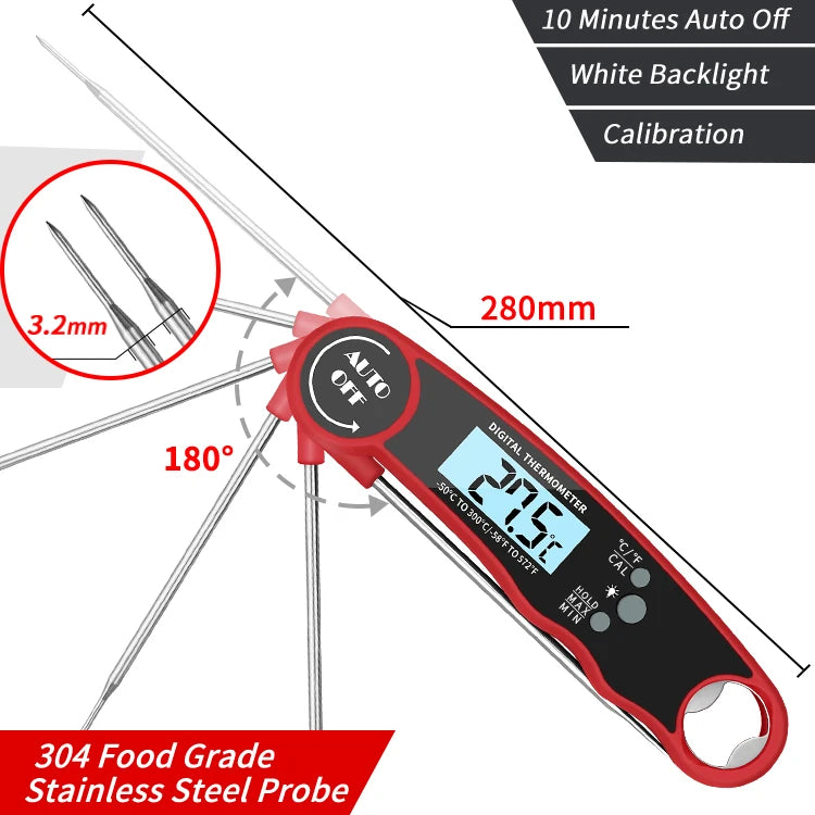 Digital Food Probe Thermometer