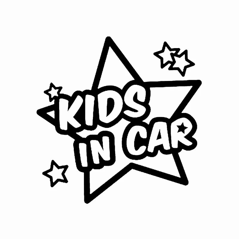 Baby en Kinderen on Board autodecal – Negen ontwerpen