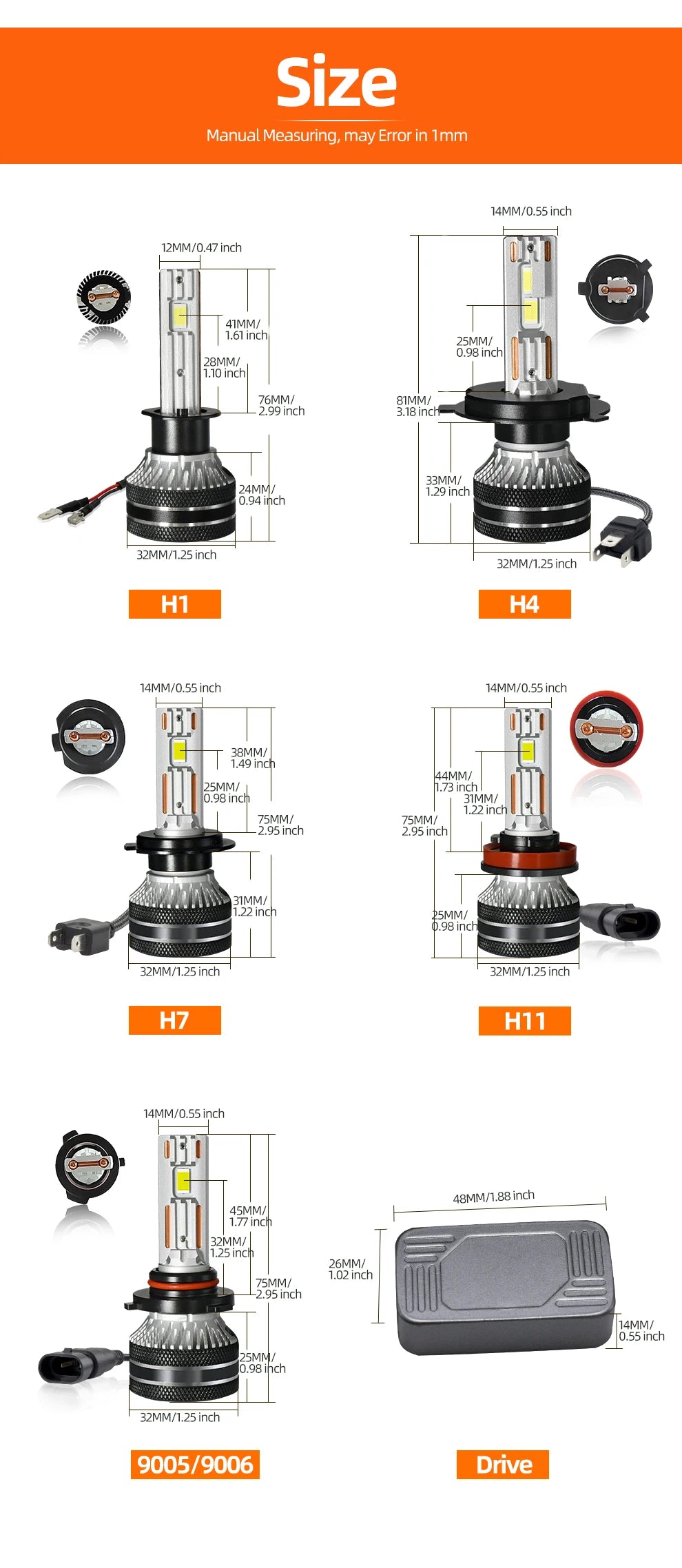 K5C H7 LED 60000LM 140W H7 Canbus Led Bulbs 4300K LED H4 H11 HB3 9005 HB4 9006 K6C Led Tub Dublu Cupru Rezervor de ceață 12V 2 Bucăți