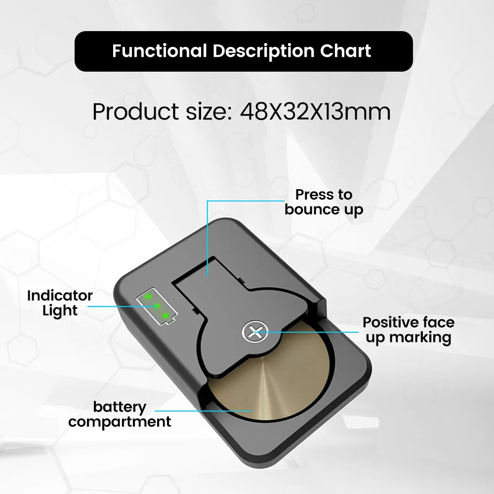 USB-C Charger for LIR Rechargeable Coin Batteries