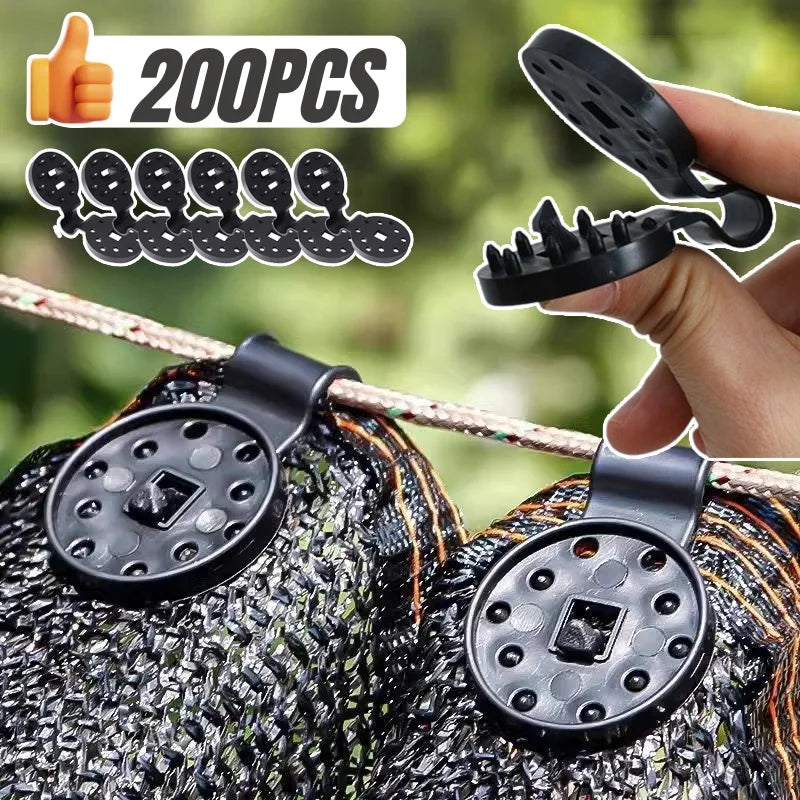 Pinzas para malla de sombra, 50-200 unidades