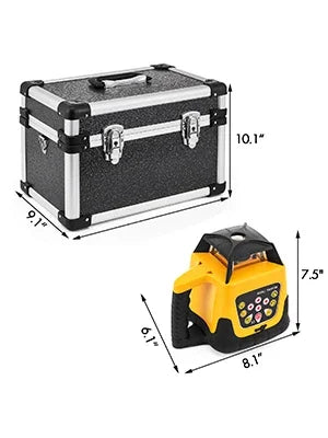 360° Rotary Laser Level with 500m Range Self-Leveling Tool