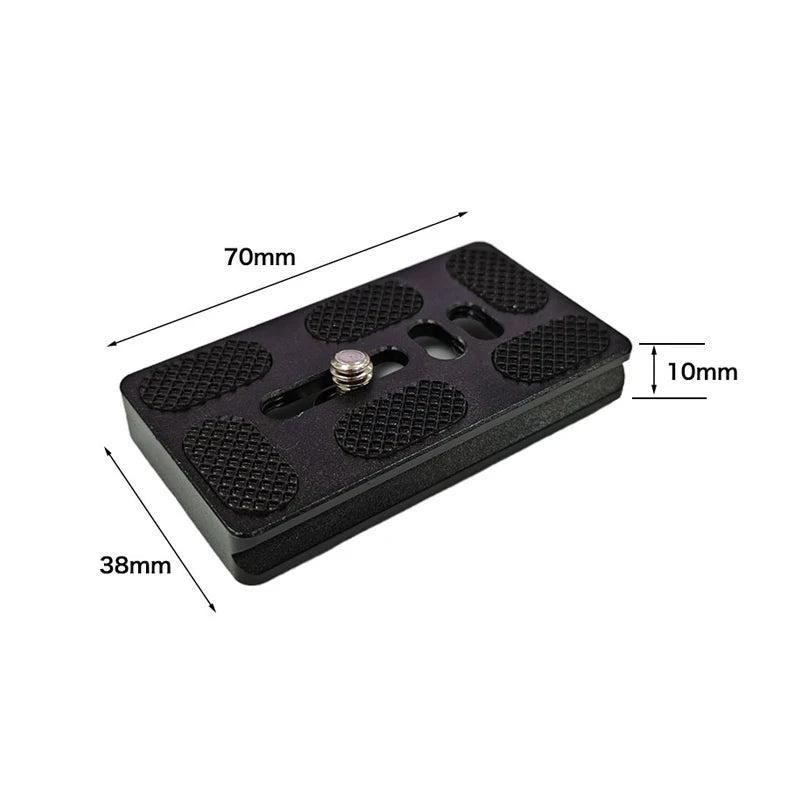 Quick-Release Camera Plate with 1/4 Inch Screw