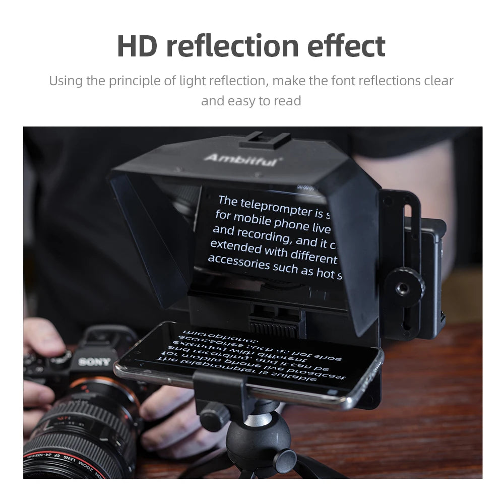 T1 Mini Teleprompter - Kit Options