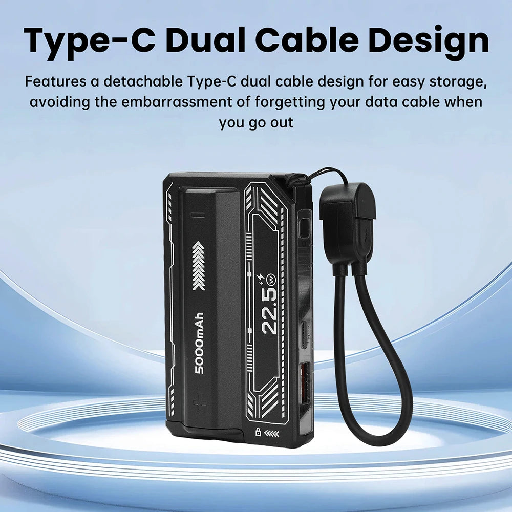 DIY 21700 Power Bank Case with USB-C Cable