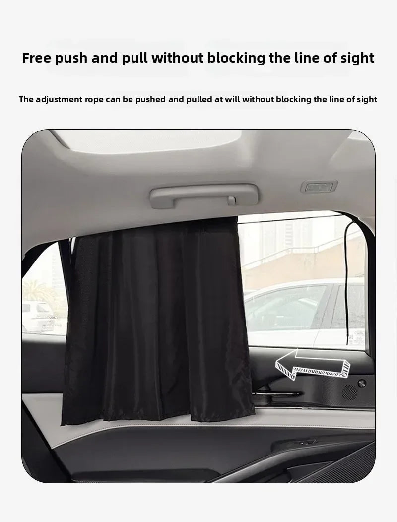 Cartoon Car Window Sunshade with Suction Cups for Kids