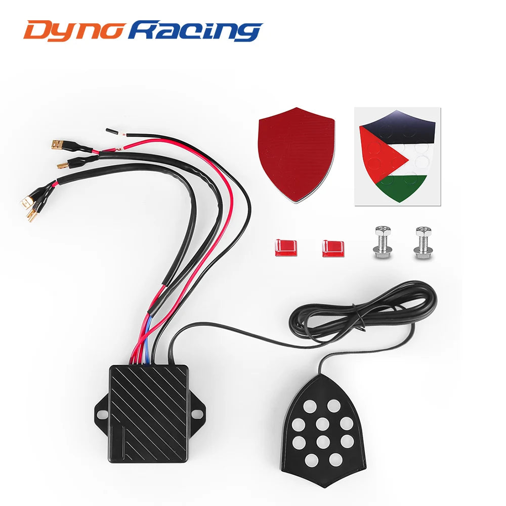 12V Electronic Car Horn with 10 Sounds and Controller