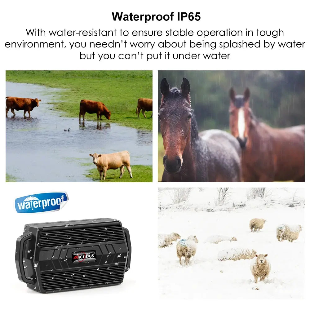 MiCODUS GPS Dog Tracking Device ML935 for Horse Cow Hound 3000mAh Microphone Dog GPS Tracker Geo-fence Free APP PK TKSTAR TK905 Spy-shop.com
