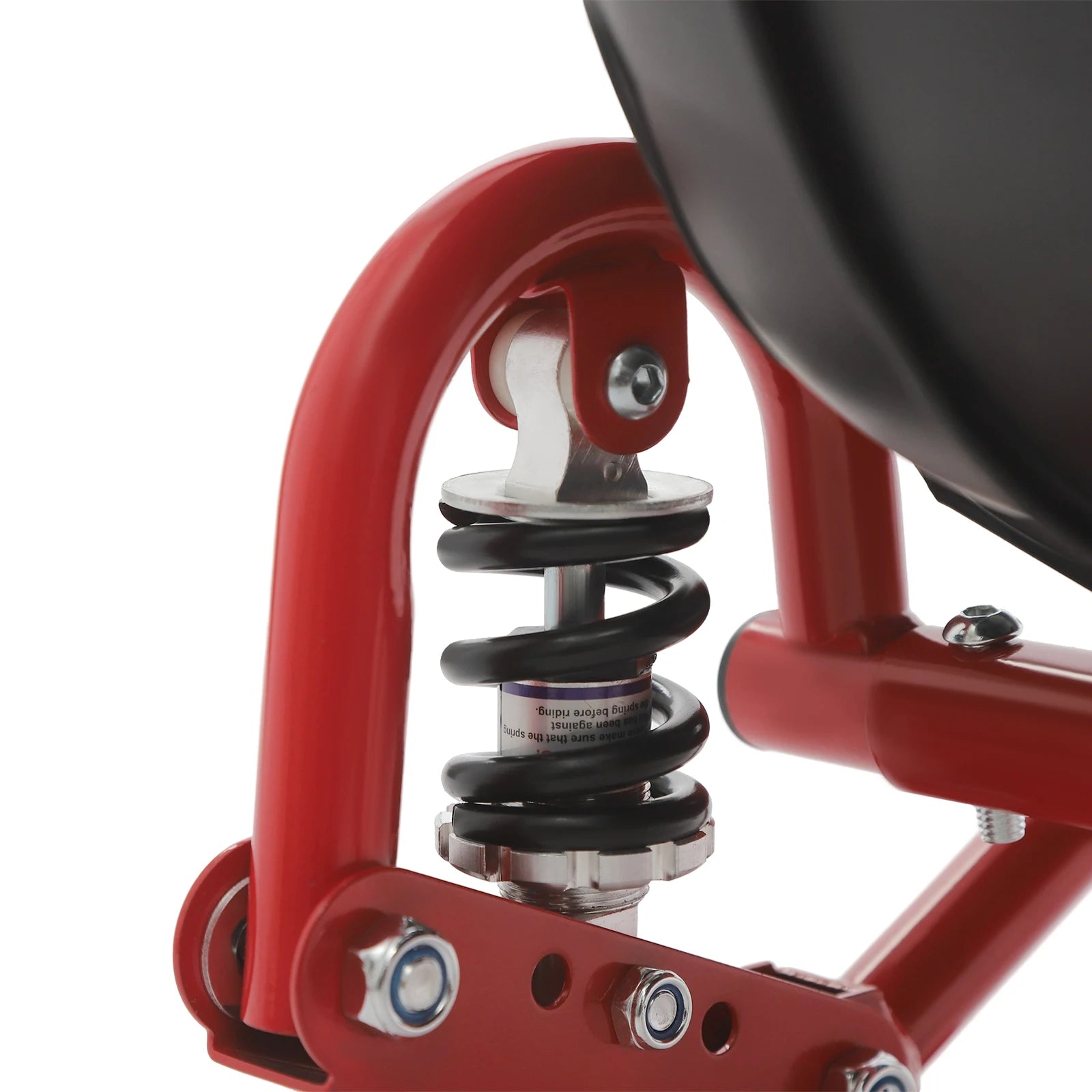 Adjustable Hoverboard Seat Attachment with Shock Absorber