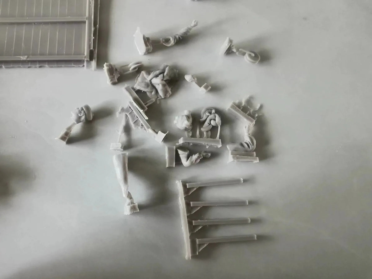 Kit non assemblé de cuisine de soutien logistique de la Seconde Guerre mondiale, échelle 1/35