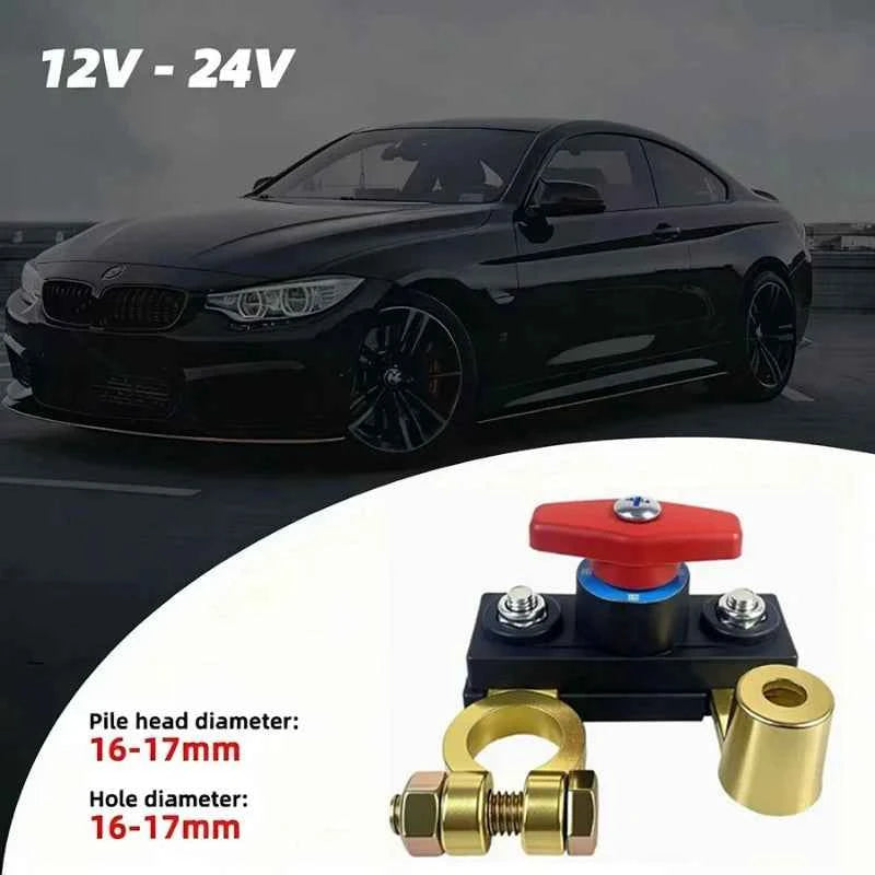 12V/24V Car Battery Cut Off Switch Disconnect Automatic Circuit Breaker Anti-Leakage Isolator