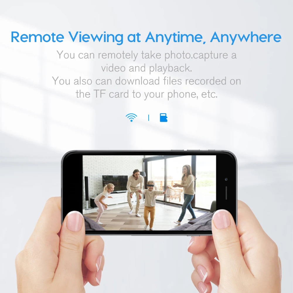 1080P WiFi Mini Camera with Remote Viewing & Motion Detection