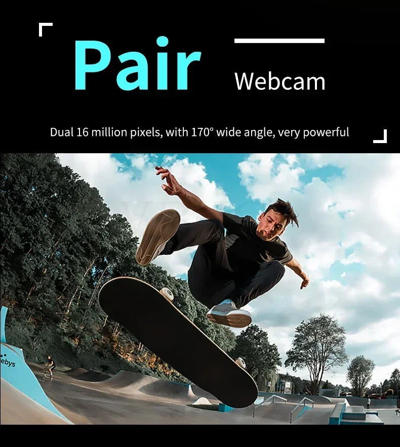 Caméra Mini WiFi 4K HD, sécurité domestique sans fil, double webcam, caméscope IP micro, vision nocturne, moniteur sportif, magnétiques