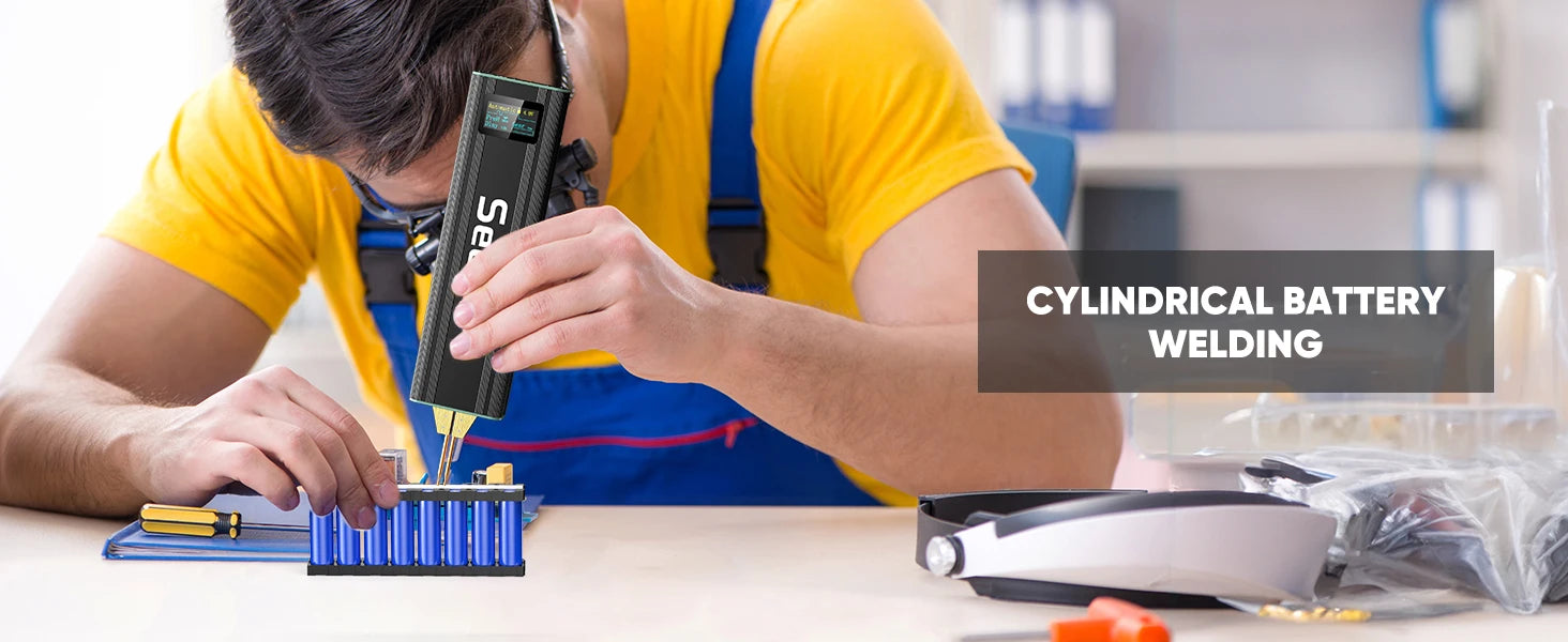 Soudureuse à points portable avec 80 niveaux et batterie 5000mAh