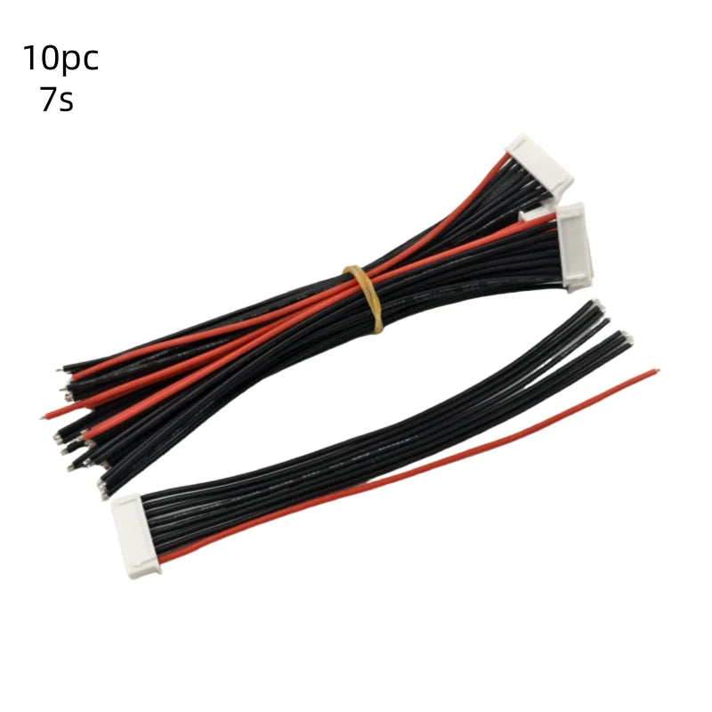 Prívodné vodiče balansovacieho konektora LiPo - balenie 10 ks, 1S až 8S