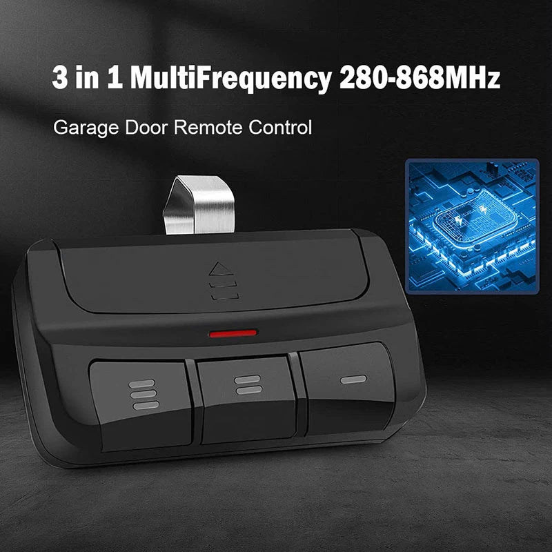 Multifrequenz-Fernbedienung für Garage und Tor