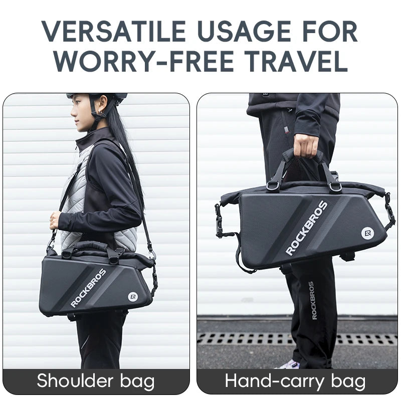 11.6L Bicycle Rear Pannier Bag Double Side Rainproof Storage