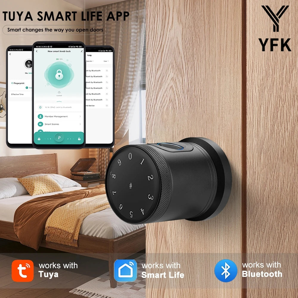 Smart Door Lock 5-in-1 Keyless Entry Deadbolt