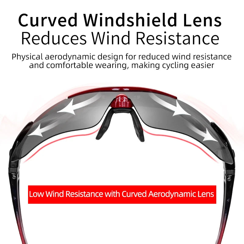 Polarized Photochromic Cycling Sunglasses with UV Protection