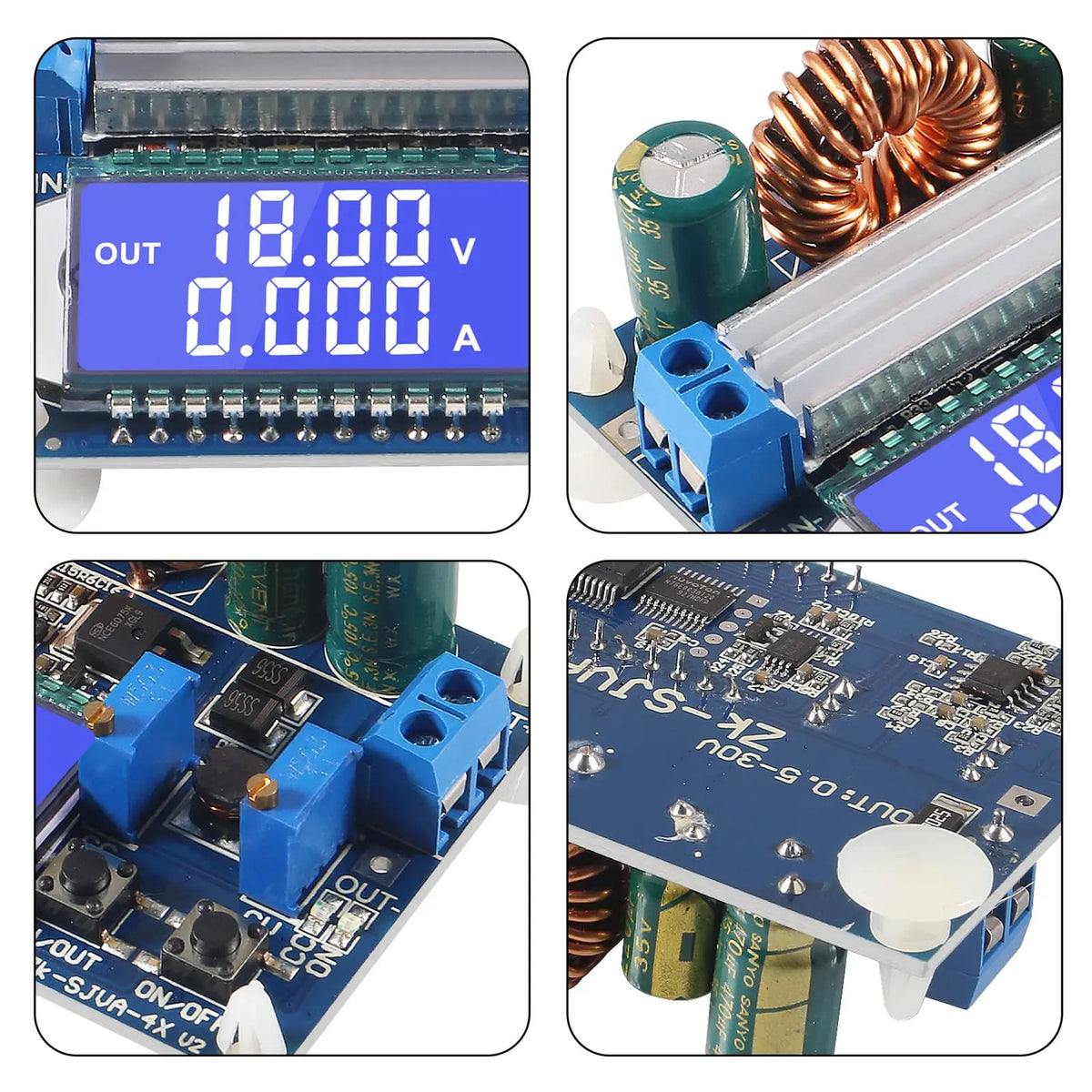 Adjustable DC Buck-Boost Converter with LCD