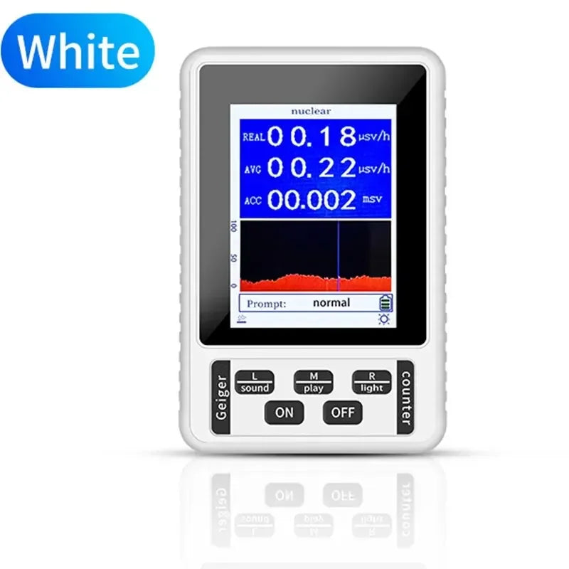 XR-1 Nuclear Radiation Detector with Color Display - Professional Geiger Counter for Beta Gamma X-ray Personal Dosimeter