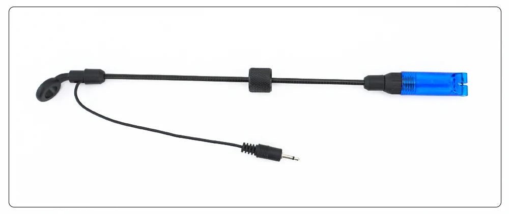 Hirisi B2032 Carp Fishing LED Swinger Drop Off Indicator Metals Soft Pole LED Light Bite Detection for Carp Coarse Fishing