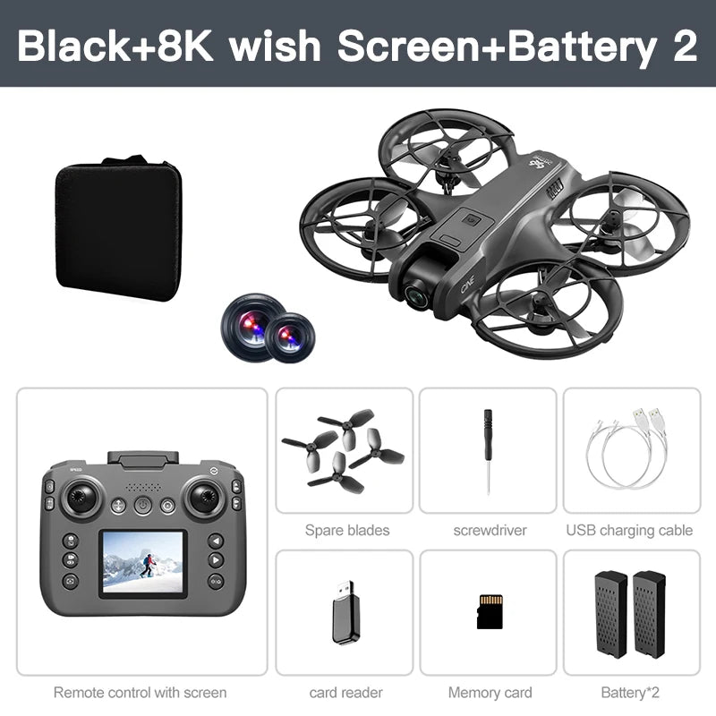 Lenovo V666 4K WiFi Drone with Obstacle Avoidance & Brushless Motor