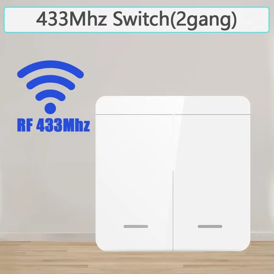 Bežični zidni prekidač i prijamnik 433 MHz - opcije