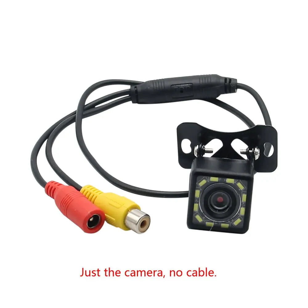 Wide Angle HD Car Rearview Camera Rear View Video Vehicle Camera Backup Reverse Camera 4/8/12 LED Night Vision Parking Camera