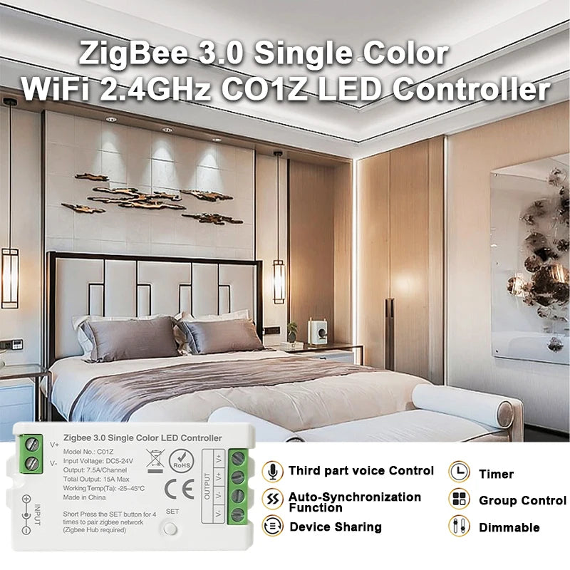 Zigbee 3.0 LED Strip Controller - Channel Options