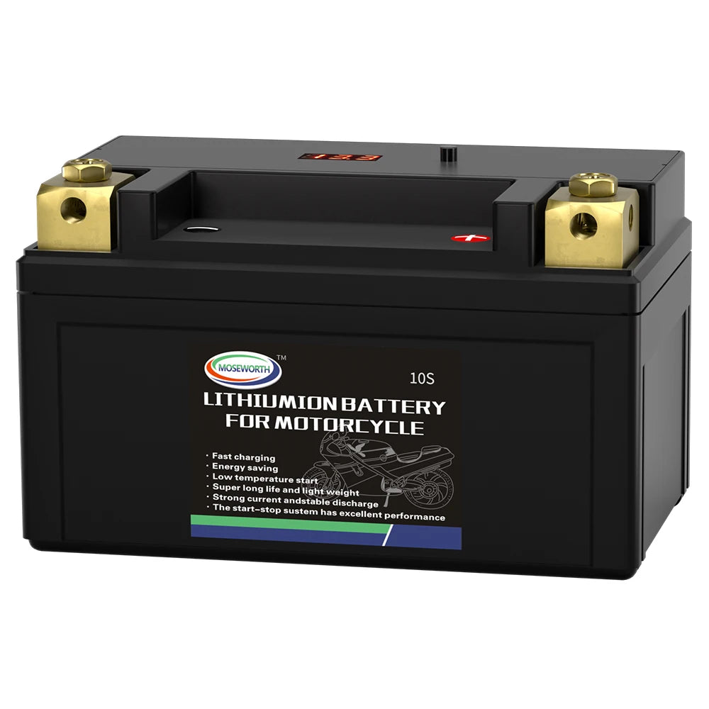 Motorcycle Battery 12V LiFePO4 Lithium Ion 4L-BS 160CCA Size-113x70x89mm Built-in BMS Board Lithium Phosphate Ion Battery
