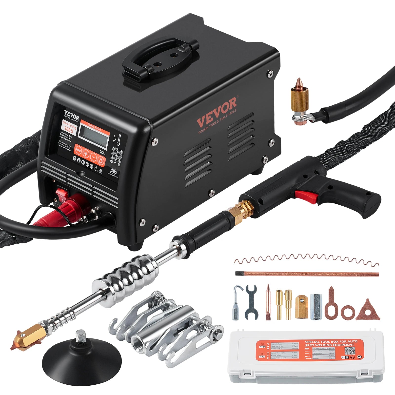 3KW Stud Welder Dent Repair Kit with 9 Modes Auto & Manual