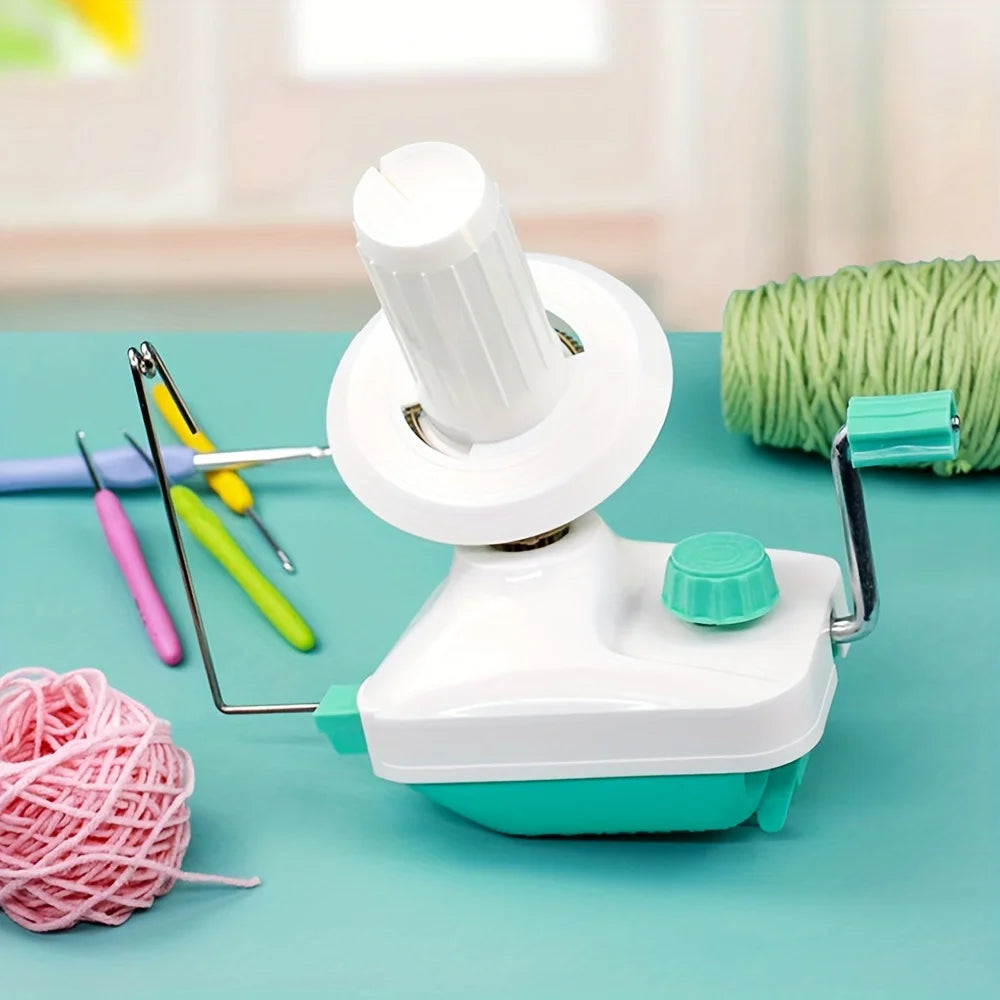 Hand-Operated Yarn Ball Winder for Crochet and Knitting
