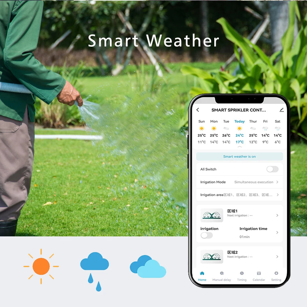 Six- or Eight-Zone Wi-Fi Irrigation Controller