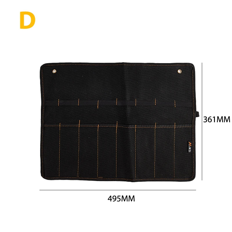 Fabric Tool Roll, Pocket Layout Options