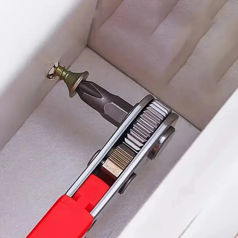 Five-Position Reversible Ratchet Screwdriver