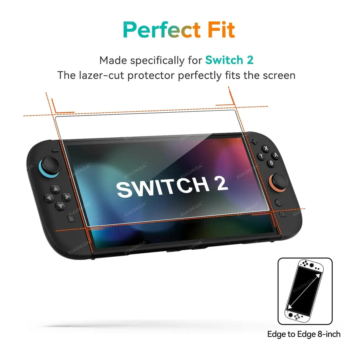 Tempered Glass Screen Protector for Nintendo Switch 2