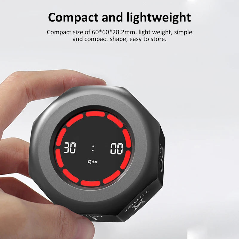 Rechargeable Flip Timer with Visual Display