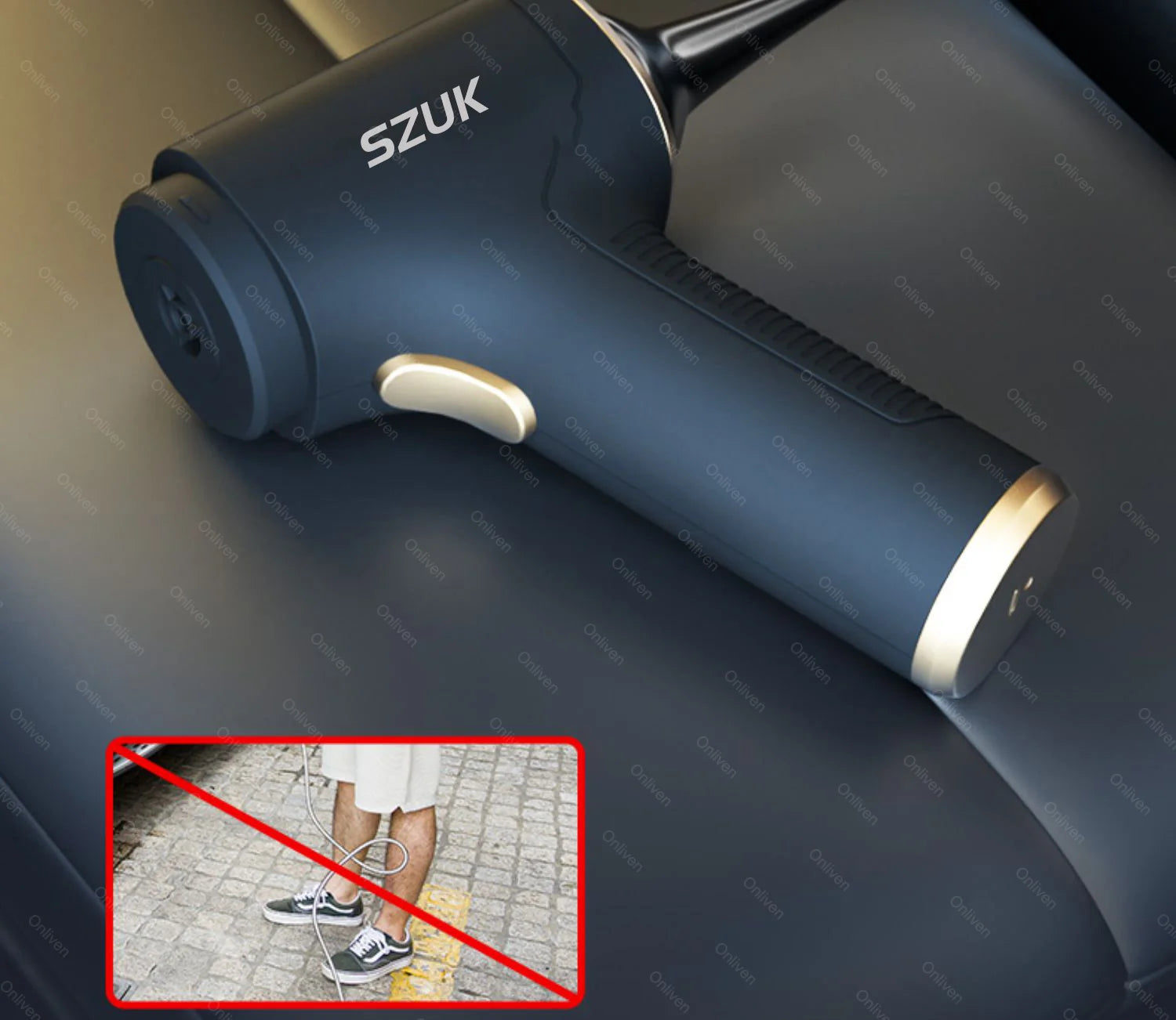 SZUK 98000PA Car Vacuum Cleaner Mini Powerful Cleaning Machine Strong Suction Handheld for Car Wireless Portable Home Appliance