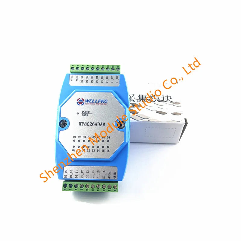 WP8026ADAM 16-Channel Digital Input Module, RS485 Modbus RTU