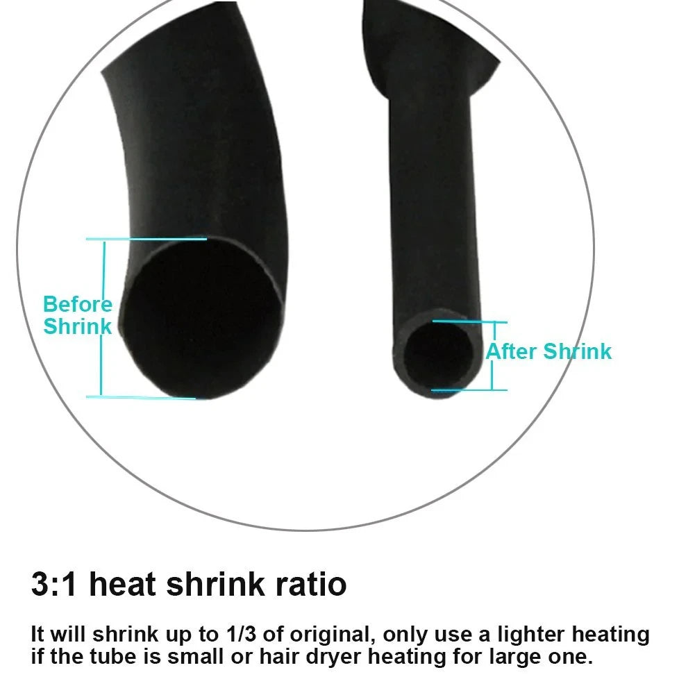Adhesive-Lined Heat-Shrink Tubing Assortment