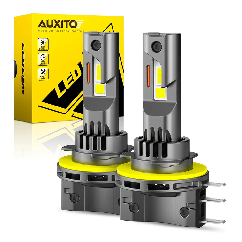 AUXITO 30000LM H15 LED Headlight Bulbs Canbus For Volkswagen VW Golf 7 6 MK3 H15 LED High Low Beam Driving Lights DRL for BMW Me