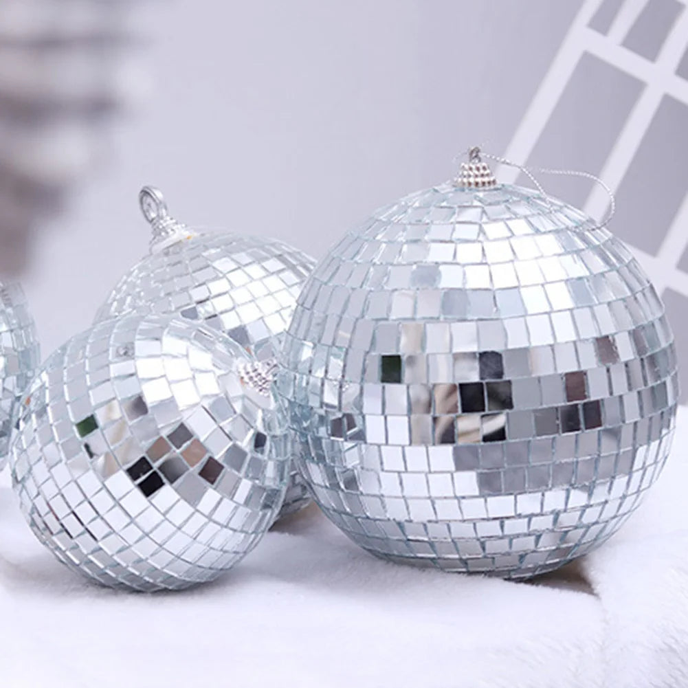 Reflective Mirror Balls for Parties and Festive Decor