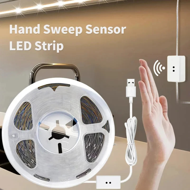 USB LED Strip with Hand-Wave Switch