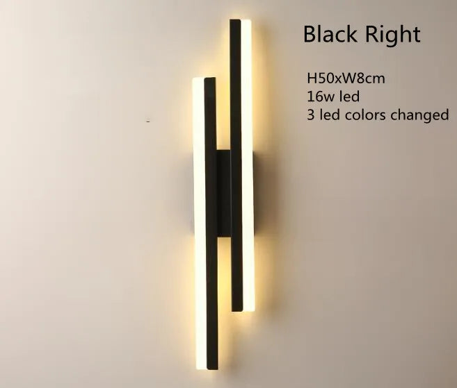 Aplique de parede LED com luz regulável, 50 cm