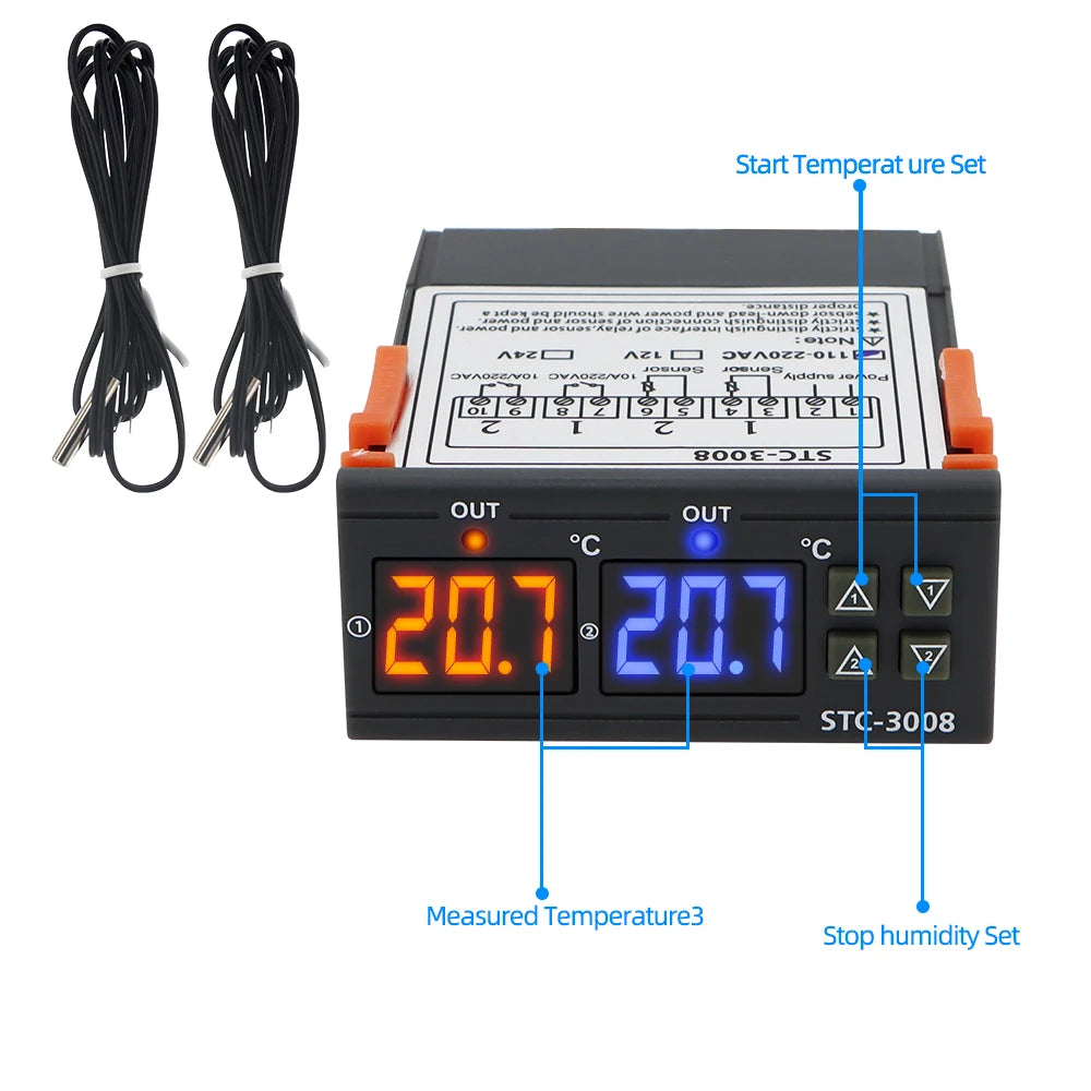 STC-3008 Dual-Relay Temperature Controller