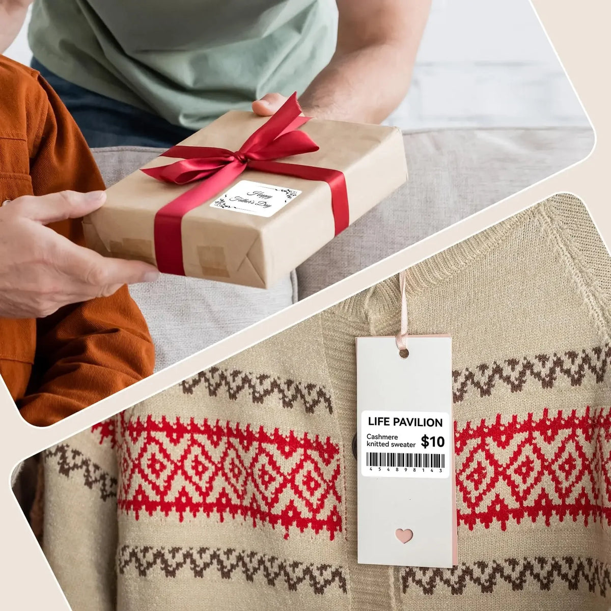 Bluetooth Thermal Label Printer and Paper Options
